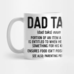 Vintage Dad Tax Definition Men Funny Fathers Day Mug